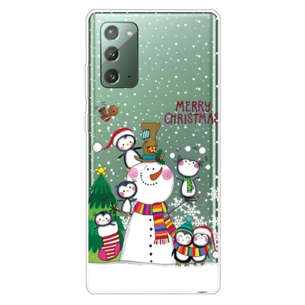Juletaske til Samsung Galaxy Note 20 - Snemand White
