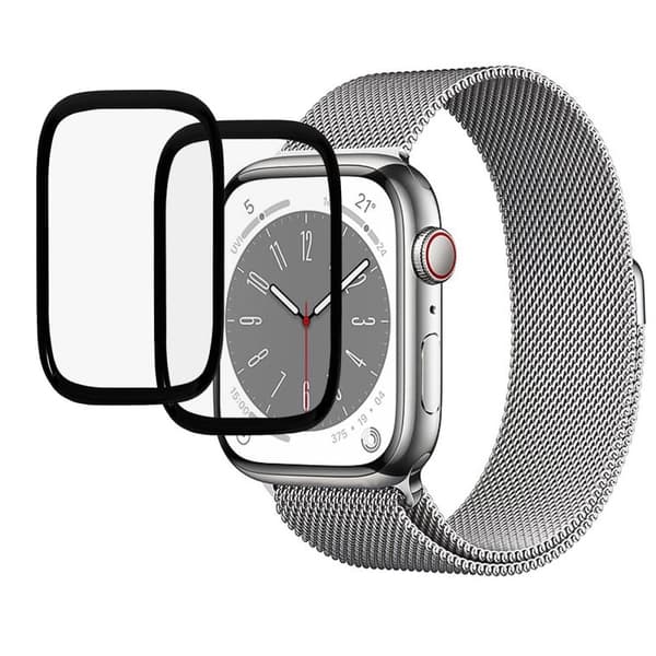 2Pcs Apple Watch Series 8 (41mm) HD screen protector Transparent