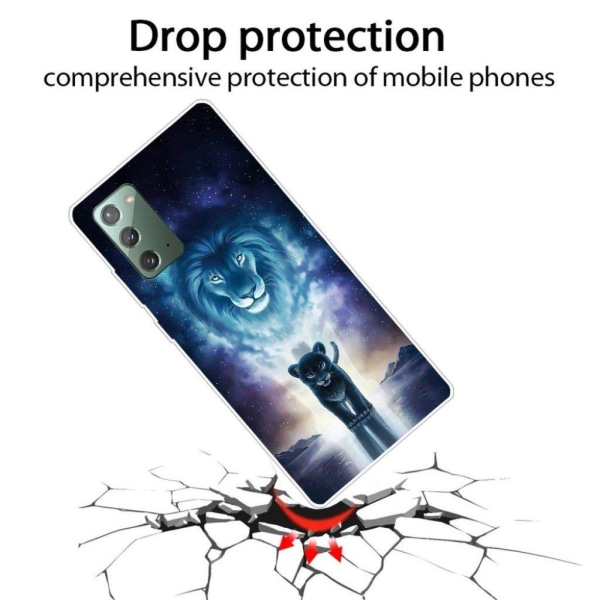 Deco Samsung Galaxy Note 20 case - Lion Black