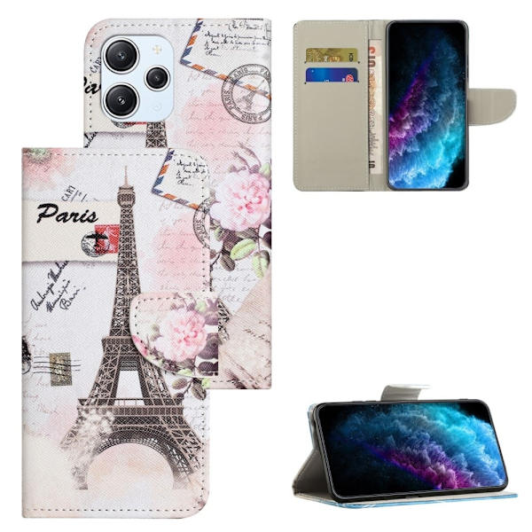 Wonderland Xiaomi Redmi 12 Flippetui - Tower Pink
