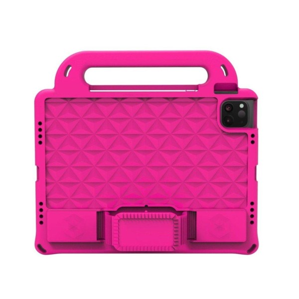 iPad Pro 11 inch (2020) triangle pattern kid friendly case - Ros Pink