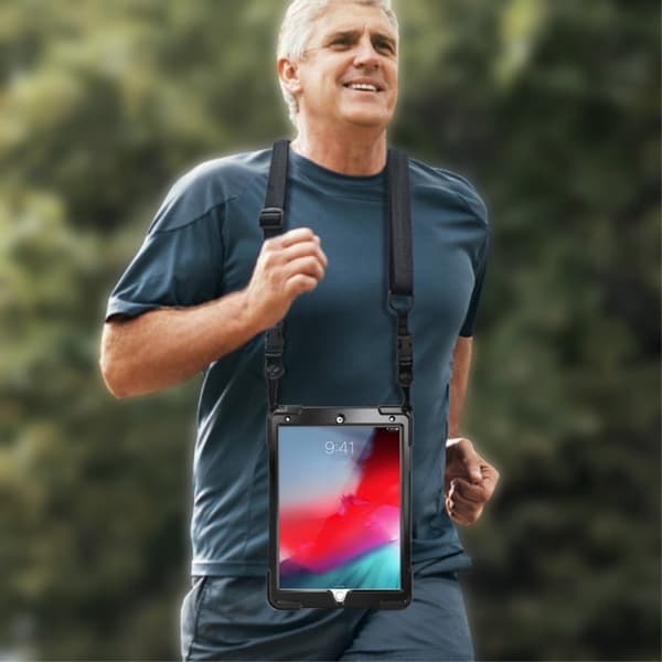 iPad Air (2019) 360 X-shape combo fodral - Svart Svart