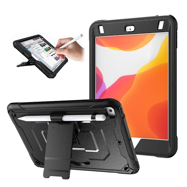 iPad Mini (2019) 360 graders hållbart hybridfodral - Svart Svart
