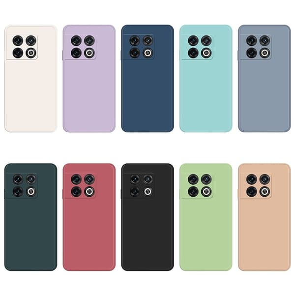 Skråt anti-drop gummibelagt cover til OnePlus 10 Pro - Grøn Green