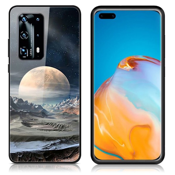 Fantasy Huawei P40 Pro cover - Hvid Planet Multicolor