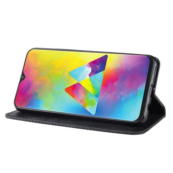 Bofink Vintage Samsung Galaxy M20 Veske - Svart Black