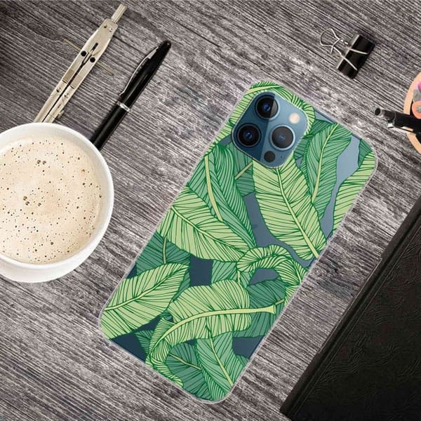 Deco iPhone 14 Pro deksel - Blad Green