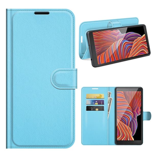 Classic Samsung Galaxy Xcover 5 Flippetui - Blå Blue