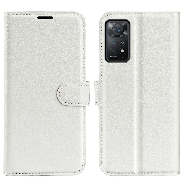 Classic Xiaomi Redmi Note 11S 5G / Xiaomi Redmi Note 11 Pro flip kuoret - Valkoinen White