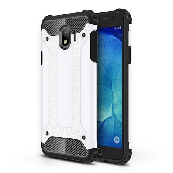 Samsung Galaxy J4 (2018) suoja hybridi suojakotelo - Valkoinen White