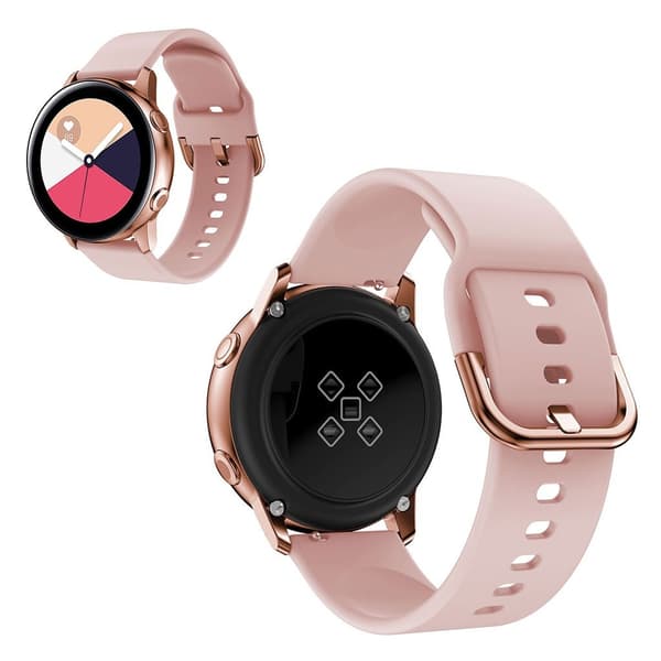 20mm Universal silicone watch band - Pink Rosa