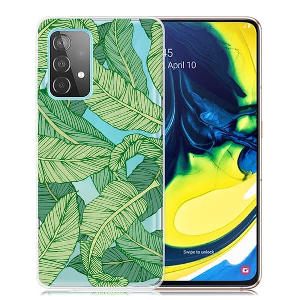 Deco Samsung Galaxy A82 5G Suojakotelo - Puun Lehti Green