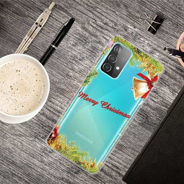 Julfodral till Samsung Galaxy A13 4G - Julklocka Grön