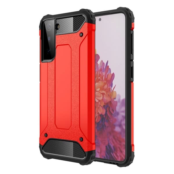 Armour Guard etui - Samsung Galaxy S21 - rød Red