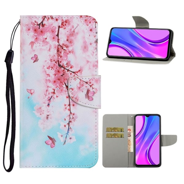 Wonderland Xiaomi Redmi 9C Flip etui - Sakura Multicolor