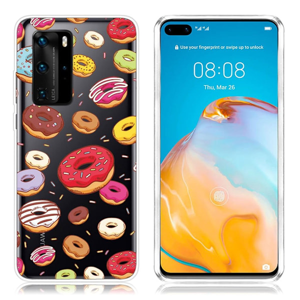 Deco Huawei P40 Cover - Donuts Multicolor