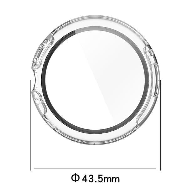 Google Pixel Watch cover with tempered glass - Transparent Transparent