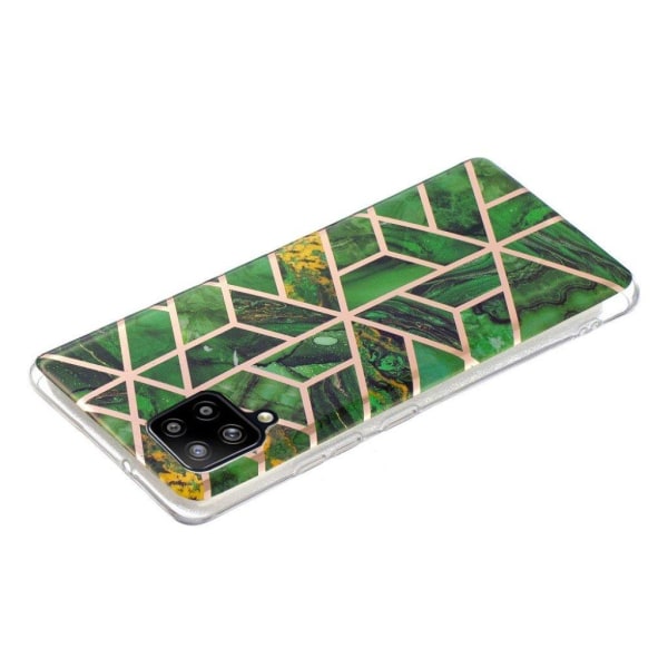 Marble Samsung Galaxy A42 5G etui - grøn Green