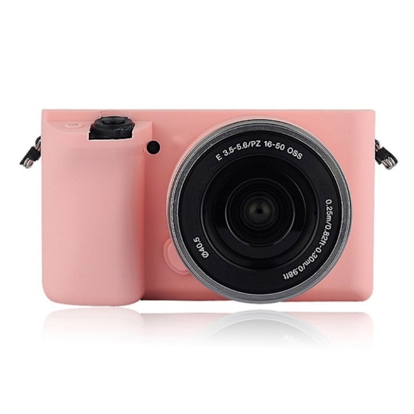 Sony Alpha A6300 ja A6000 tyylikäs kamerakotelo - Vaaleanpunainen Pink