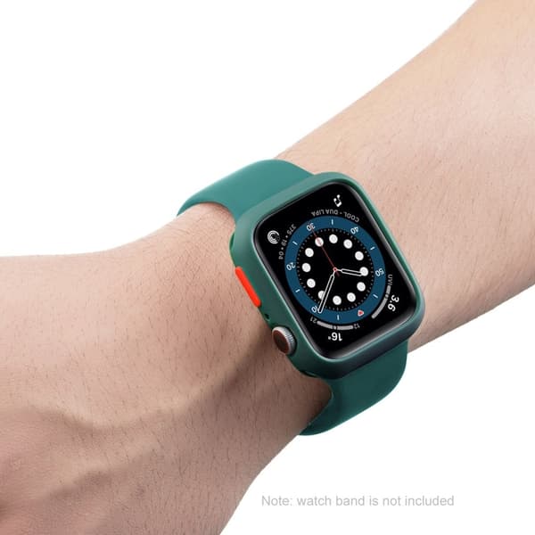 ENKAY Apple Watch (45 mm) TPU-deksel + skjermbeskytter - Hvit White