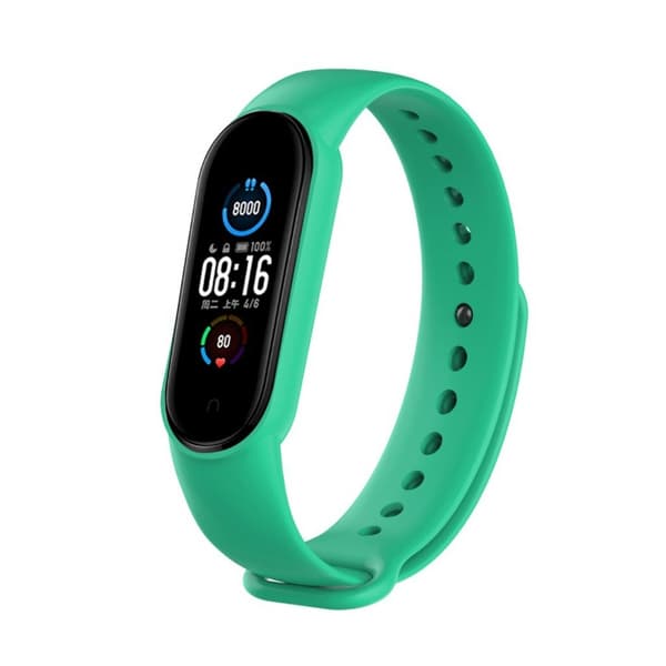 Xiaomi Mi Band 5 hållbar klockarmband - ljusgrön Grön