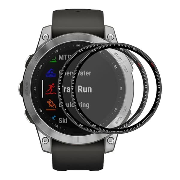 2Pcs ENKAY Garmin Fenix 7 3D curved ultra clear screen protector Transparent