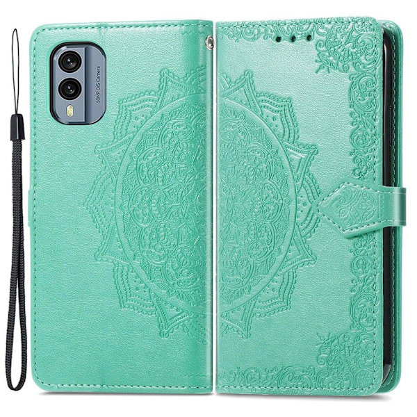 Mandala Nokia X30 Flip Fodral - Grön Grön