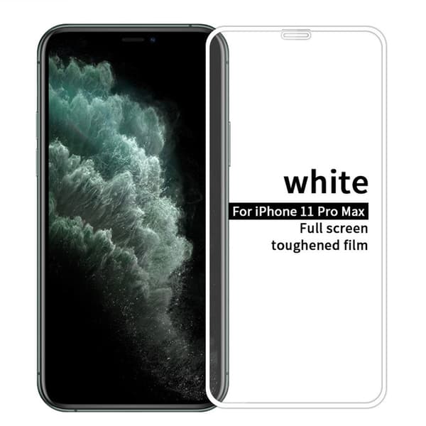 Mofi 2.5d Herdet Glass For iPhone 11 Pro Max - Hvit White