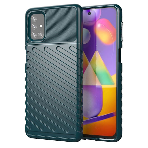 Thunder Samsung Galaxy M31s Etui - Grønn Green