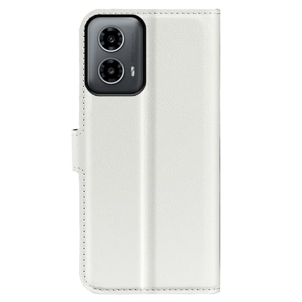 Classic Motorola Moto G34 fodral - Vit Vit
