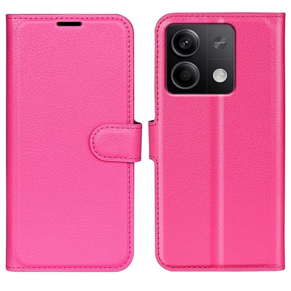 Classic Xiaomi Redmi Note 13 5G  Läppäkotelo - Rose Pink