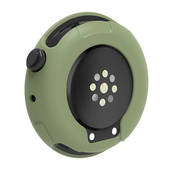 vivo Watch 3 Case Soft Silicone Protective Shell Frame Hollow-Out - Green Green