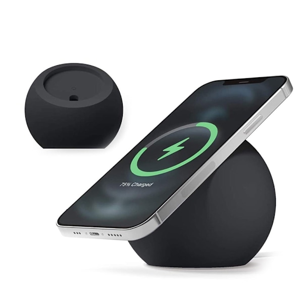 Universalholder til rund sokkel - Sort Black