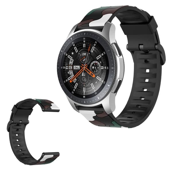 Holdbar camouflage-urrem til Samsung Galaxy Watch - Hvid White