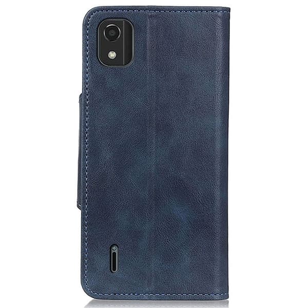 Alpha Nokia C2 2nd Edition flip etui i lær - Blå Blue