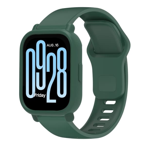 Xiaomi Redmi Watch 5 Active Klockfodral Mjukt silikonöverdrag - Mörkgrön Grön