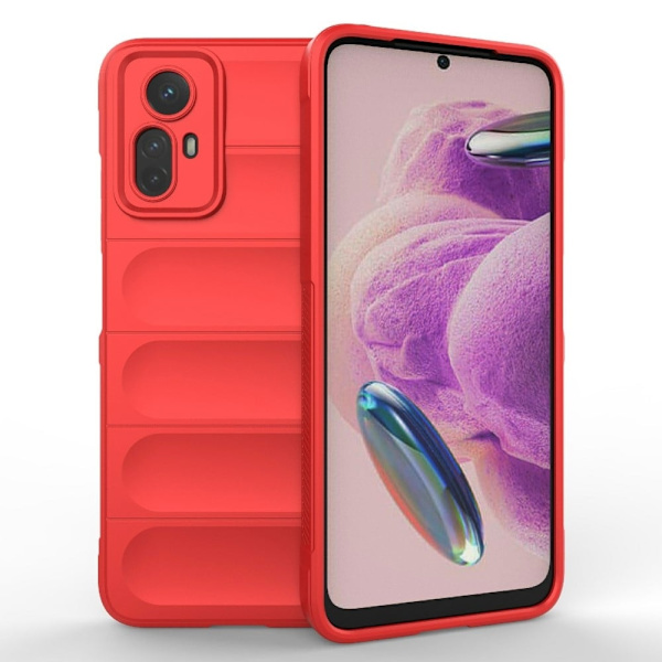 Blødt grebsformet cover til Xiaomi Redmi Note 12S - Rød Red