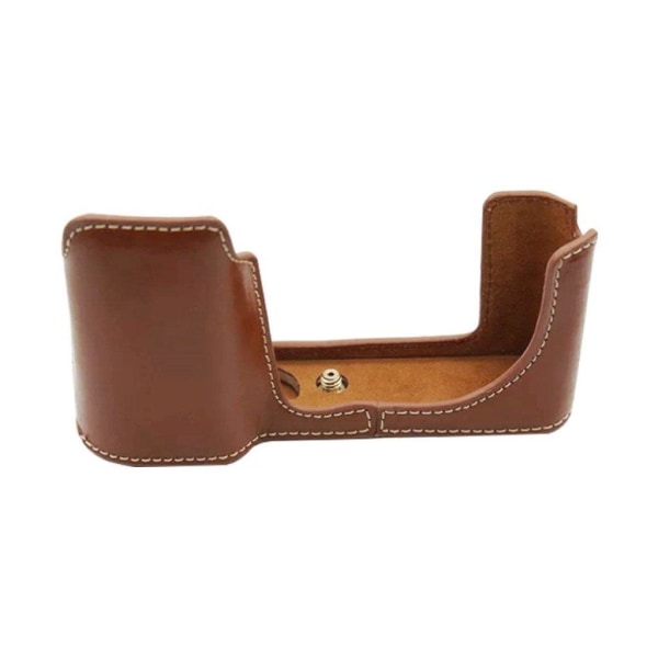 Leica T (Typ 701) leather cover with battery opening - Coffee Brown