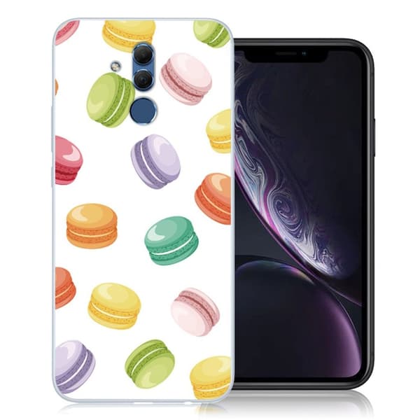 Huawei Mate 20 Lite Unikt bild mönstrat flexibelt och mjukt silikonplast mobilskal - Macrons multifärg