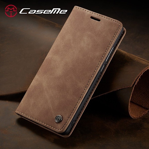 CaseMe Samsung Galaxy A40 Vintage Etui - Brun Brown