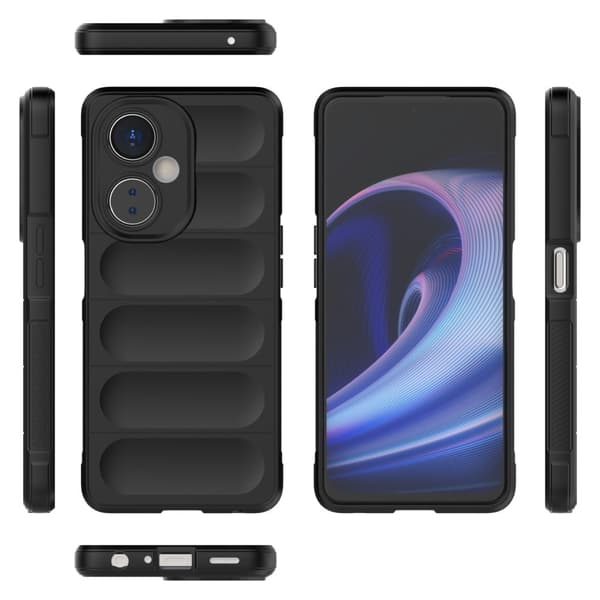 Blødt grebsformet cover til OnePlus Nord CE 3 Lite - Sølv/Grå Silver grey