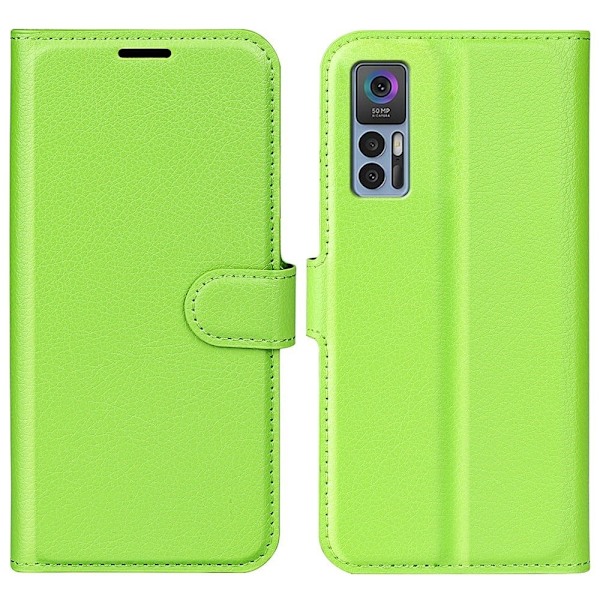 Klassisk TCL 30 5G flip etui - Grøn Green