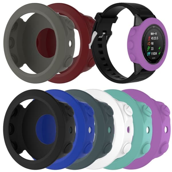 Garmin Fenix 5X Silikon ram - Svart Svart