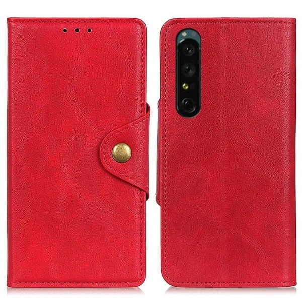 Alpha Sony Xperia 1 IV flip case - Red Red