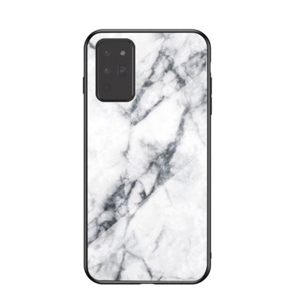 Fantasy Marble Samsung Galaxy Note 20 Cover - Hvid White