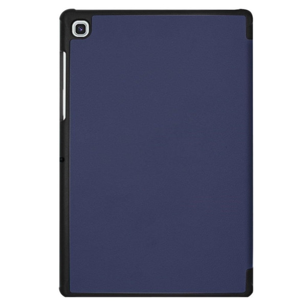 Samsung Galaxy Tab S5e vikfodral i konstläder - Mörkblå Blå