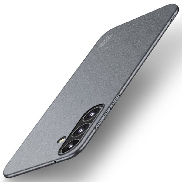 MOFI Samsung Galaxy A35 slim shield kotelot - Harmaa Silver grey