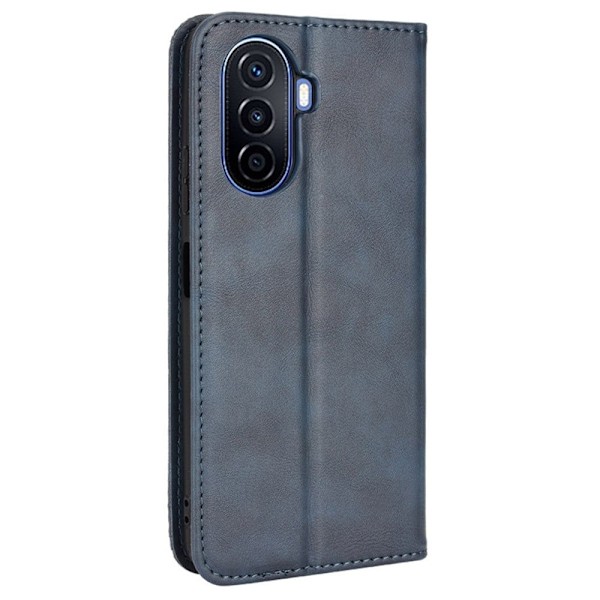 Bofink Vintage Huawei Nova Y70 Plus nahkakotelo - Sininen Blue