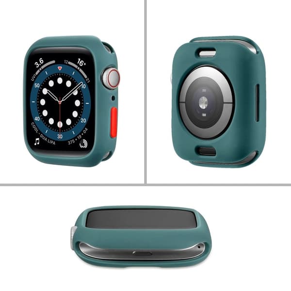 ENKAY Apple Watch (41mm) TPU cover + screen protector - Green Grön