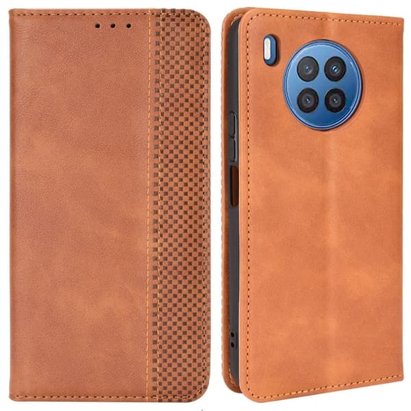 Bofink Vintage Honor 50 Lite / Huawei Nova 8i Læretui - Brun Brown
